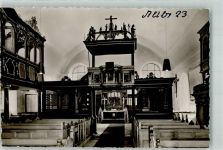 27472 W2190 Altenbruch Foto AK Nikolai- Kirche innen