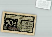 06507 O4302 Bad Suderode 1921 Notgeldschein 50 Pfennig Gutschein c 108039 Solbad