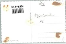 66111 W6600 Dudweiler , Saar Gebrauchsspuren FOTO AK Ort handschriftlich