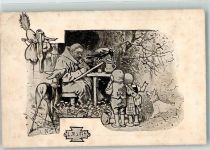 sign. Vogel H. Auch ein Einsiedler Nr. 148 Verlag Georg D.W. Callwey Kunstwart Postkarte Künstlerkarte