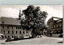 52385 W5168 Nideggen Foto AK Marktplatz Cafe Auto VW Käfer