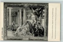 die Ohnmacht der Esther nach F. de Troy Gobelins Manufacture Nationale Teppich