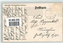 sign. Klein Rich. Deutscher Sommer Bayerische Kriegsinvaliden-Fürsorge Verlag Georg D.W. Callwey Spende 1916 Künstlerkarte