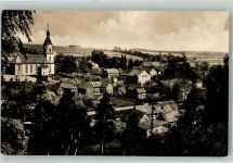 07973 O6600 Teichwolframsdorf Gebrauchsspuren Kirche Foto AK