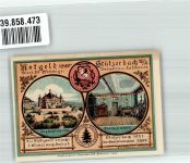 98714 O6316 Stützerbach 1921 Notgeldschein 50 Pfennig Brausejahre