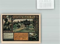 98714 O6316 Stützerbach 1921 Notgeldschein 25 Pfg. Goethehäuschen