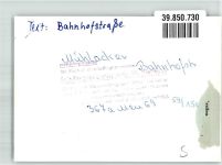 75417 W7130 Mühlacker FOTO KEINE AK Bahnhofstraße VW Käfer Ort handschriftlich Foto Original aus Archiv eines Ansichtskartenverlags