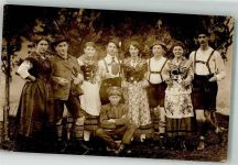 Tracht Volksschauspiel Privatfoto AK