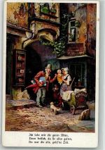 sign. Frank Jos. Nesthäkchen O.G.Z.-L. 394 Künstler Künstlerkarte
