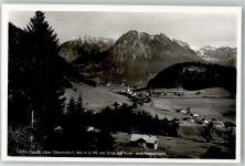 87561 W8980 Tiefenbach b Oberstdorf Foto AK mit Rubi- und Nebelhorn