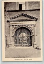 99885 O5807 Ohrdruf Gebrauchsspuren Schloss Portal