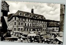 67433 W6730 Neustadt an der Weinstraße Foto AK Rathaus und Marktszene