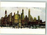 Bernhard Buffet Skyline of New York Expressionismus