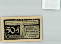 06507 O4302 Bad Suderode 1921 Notgeldschein 50 Pfennig Gutschein Solbad C 45209