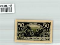 06507 O4302 Bad Suderode 1921 Notgeldschein 50 Pfennig Gutschein Solbad C 45209