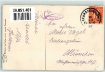 83727 W8162 Valepp 1922 - Forsthaus Hüttenstempel