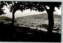 93485 W8491 Rimbach , Oberpf FOTO KEINE AK Bank unter Bäumen mit Blick auf den Ort Foto Original aus Archiv eines Ansichtskartenverlags Ort handschriftlich