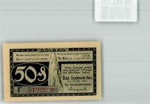 06507 O4302 Bad Suderode 1921 Notgeldschein 50 Pfennig Gutschein Solbad f 54909
