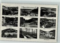 38667 W3396 Altenau , Harz 1965 - Schwimmbad Sprungschanze Kuhherde Okertalsperre