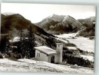 83727 W8162 Schliersee Winter Kirche Kapelle Schliersbergalm
