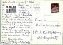 Ein Mann vor während und nach der Kur Humor Kur Künstlerkarte