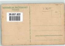 77793 W7625 Gutach Schwarzwaldbahn - Volkstracht aus dem Gutachtal Verlag Gerhard Blümlein & Co.