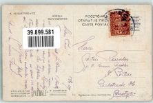 sign. Augustynowicz A. Winter Gorale Montagnards Motiv Polen Künstlerkarte
