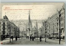 10115 W1000 Charlottenburg 1901 - Tauenzienstrasse Kaiser Wilhelm- Gedächtnis- Kirche
