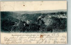 54531 W5562 Manderscheid , Eifel 1906 - Burg
