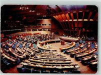 Strasbourg Straßburg Palais de Europe Politik 1985
