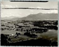82418 W8110 Murnau a. Staffelsee FOTO KEINE AK Fliegeraufnahme Ort handschriftlich Foto Original aus Archiv eines Ansichtskartenverlags
