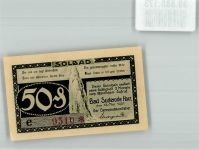 06507 O4302 Bad Suderode 1921 Notgeldschein 50 Pfennig Gutschein Solbad e 9510