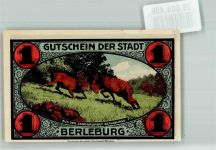 57319 W5920 Bad Berleburg 1921 Notgeldschein 1 Mark Gutschein