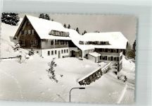79868 W7828 Altglashütten , Schwarzw Gebrauchsspuren Turnerheim Winter Ort handschriftlich