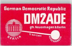 15366 O1272 Neuenhagen b Berlin - Funkfrequenzkarte DM2ADE