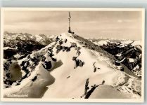 83700 W8183 Wallberg Wallberghaus Winter Gipfelkreuz des Wallberges Verlag Peter Triem 3847