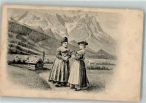 Oberländer Frauen Trachten Österreich 1900 Gebrauchsspuren