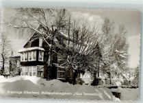 38700 W3389 Braunlage Winter Müttererholungsheim Haus Sonnenblick