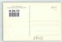07422 O6823 Bad Blankenburg Foto AK Ev. Allianzhaus