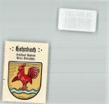 92256 W8451 Hahnbach , Oberpf Vignette Wappen