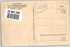 W3380 Goslar Kunstuhr aus Strohhalmen Aug. Lehrke Uhr