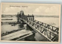 47051 W4100 Ruhrort Foto AK Rheinbrücke