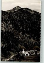 83700 W8185 Glashütte b Tegernsee Foto AK mit Kirche Mariä Heimsuchung