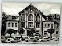99947 O5820 Bad Langensalza Foto AK Gasthaus Kulturhaus Auto