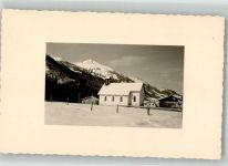 87561 W8980 Birgsau Winter Kirche Ort handschriftlich