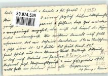87561 W8980 Birgsau Winter Kirche Ort handschriftlich