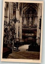 09599 O9200 Freiberg , Sachs 1918 Foto AK Kirchenorgel Dom