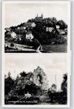 St. Annaberg Góra Swietej Anny - Blick zur Wallfahrtskirche, Lourdesgrotte