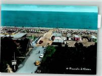 48015 Pinarella Foto AK Schwimmbad Strand Auto