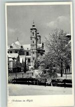 87724 W8942 Ottobeuren Winter Basilika St. Alexander und Theodor